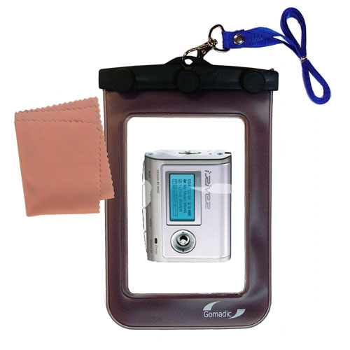 Waterproof Case compatible with the iRiver iFP-590T / iFP 590T to use underwater