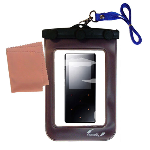 Waterproof Case compatible with the iRiver T5 4GB to use underwater