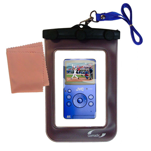 Waterproof Case compatible with the JVC Picsio GC-FM1 Pocket  Video Camera to use underwater