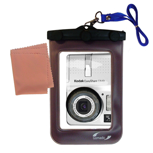 Waterproof Camera Case compatible with the Kodak Easyshare C643