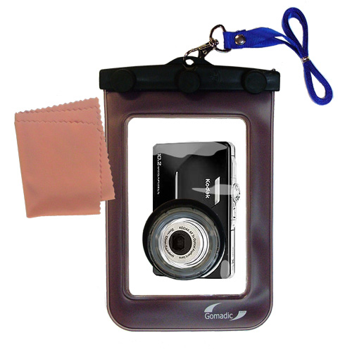 Waterproof Camera Case compatible with the Kodak EasyShare M340