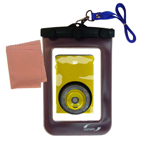 Waterproof Case compatible with the Kodak Mini HD Video Camera to use underwater