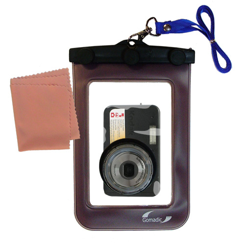 Waterproof Camera Case compatible with the Kodak V1073