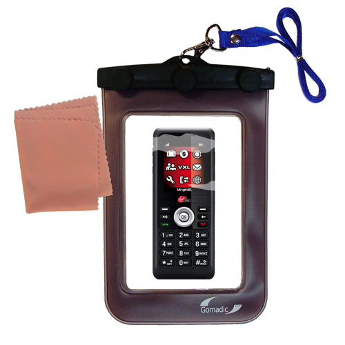 Waterproof Case compatible with the Kyocera  Jax to use underwater