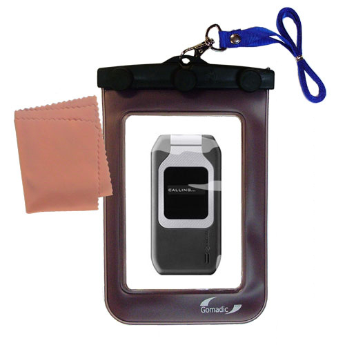 Waterproof Case compatible with the Kyocera Adreno S2400 to use underwater