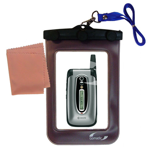 Waterproof Case compatible with the Kyocera Candid to use underwater