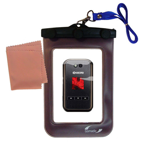 Waterproof Case compatible with the Kyocera E2000 Tempo to use underwater