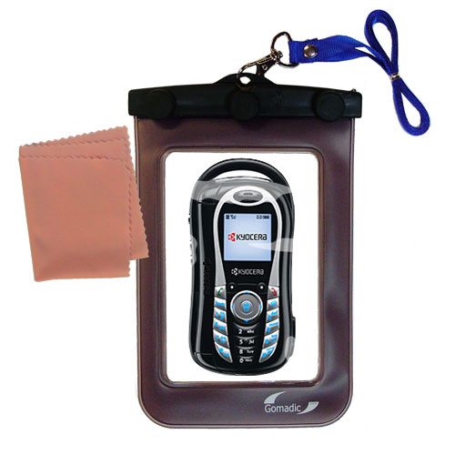 Waterproof Case compatible with the Kyocera K612B to use underwater