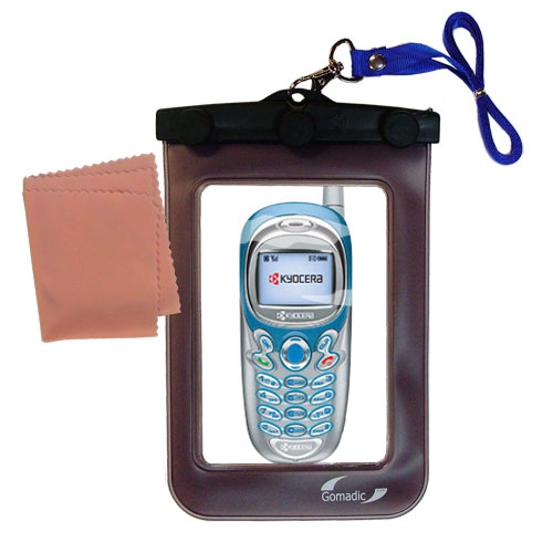 Waterproof Case compatible with the Kyocera KE413 to use underwater