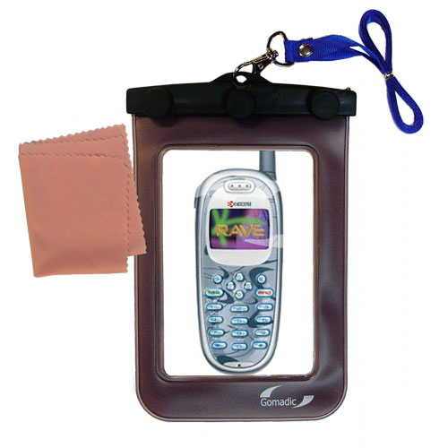 Waterproof Case compatible with the Kyocera KE433 to use underwater