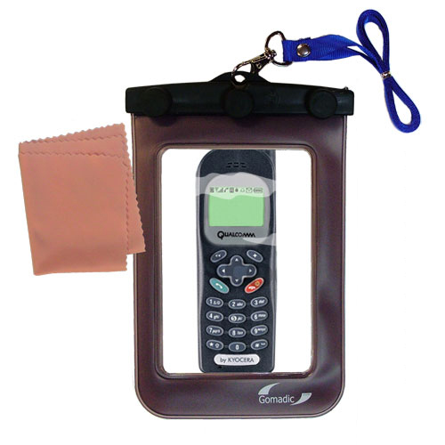 Waterproof Case compatible with the Kyocera QCP 2027 to use underwater
