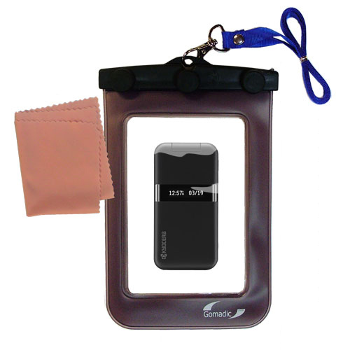 Waterproof Case compatible with the Kyocera Tomo S2410 to use underwater