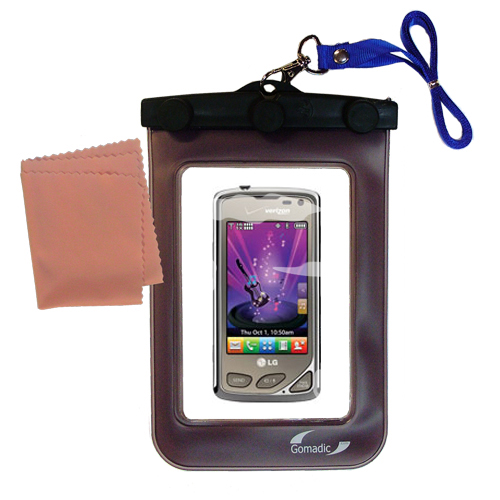 Waterproof Case compatible with the LG Chocolate Touch VX8575 to use underwater