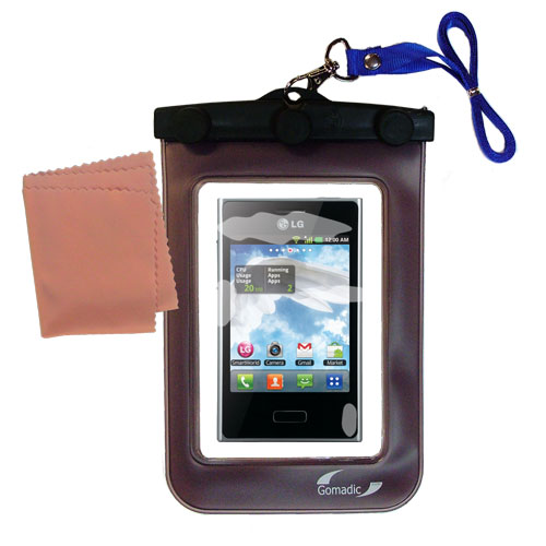 Waterproof Case compatible with the LG E400 to use underwater