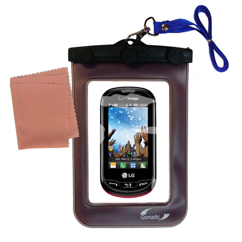 Waterproof Case compatible with the LG Extravert 1 / 2 to use underwater