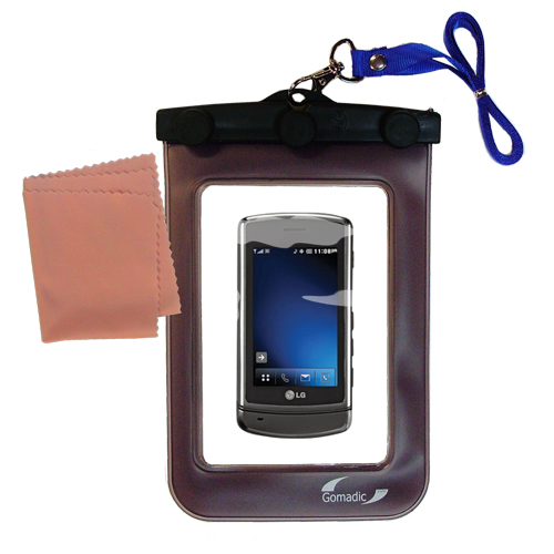 Waterproof Case compatible with the LG Glimmer to use underwater