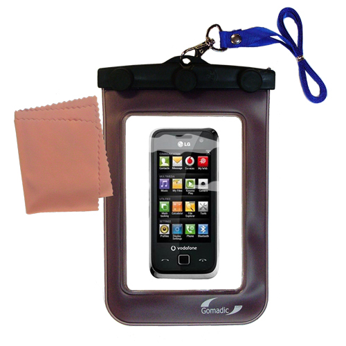 Waterproof Case compatible with the LG GM750 to use underwater