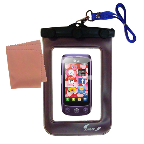 Waterproof Case compatible with the LG GS500 to use underwater