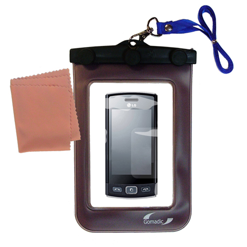 Waterproof Case compatible with the LG LG GM360 Viewty Snap to use underwater