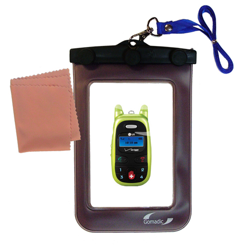 Waterproof Case compatible with the LG MIGO VX-1000 to use underwater