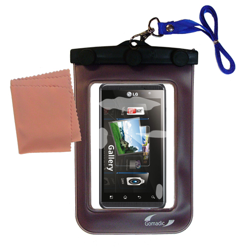 Waterproof Case compatible with the LG Optimus 3D to use underwater