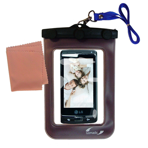 Waterproof Case compatible with the LG Optimus 7 to use underwater