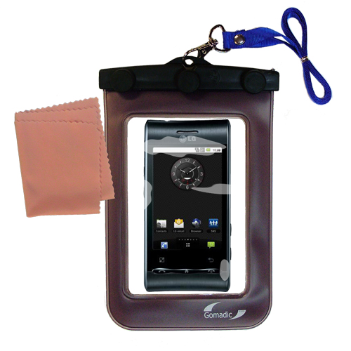 Waterproof Case compatible with the LG Optimus Black to use underwater