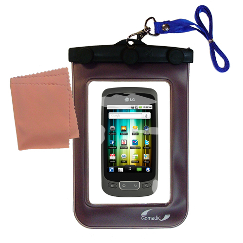 Waterproof Case compatible with the LG Optimus One to use underwater