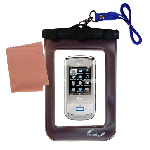 Waterproof Case compatible with the LG Shine II GD710  to use underwater