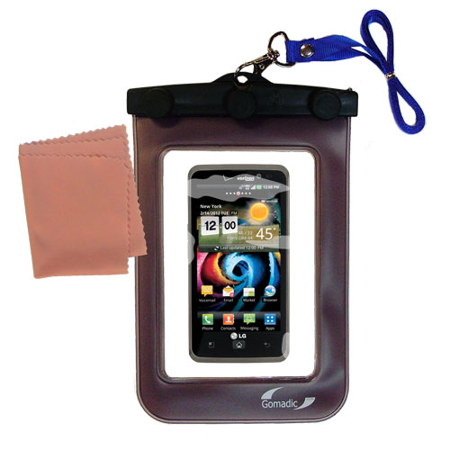 Waterproof Case compatible with the LG Spectrum / VS920 to use underwater