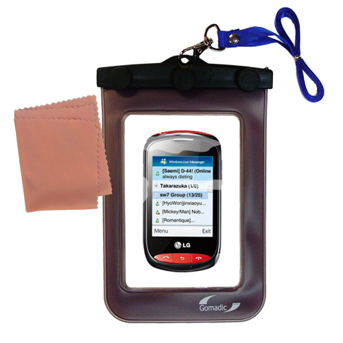 Waterproof Case compatible with the LG T310 to use underwater