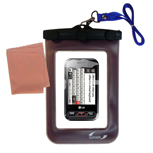 Waterproof Case compatible with the LG T320 to use underwater