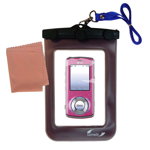 Waterproof Case compatible with the LG UX585 to use underwater