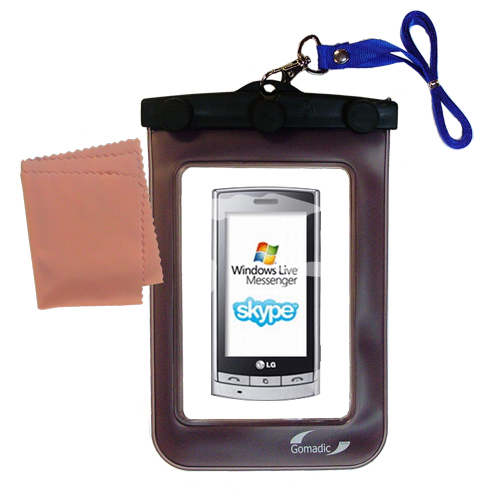 Waterproof Case compatible with the LG Viewty GT to use underwater