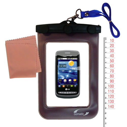 Waterproof Case compatible with the LG Vortex to use underwater
