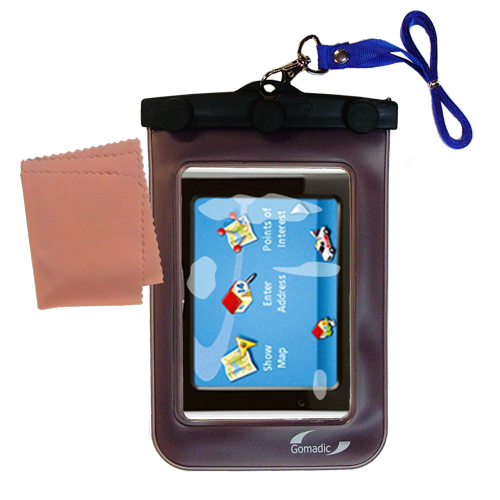 Waterproof Case compatible with the Magellan Maestro 3250 to use underwater
