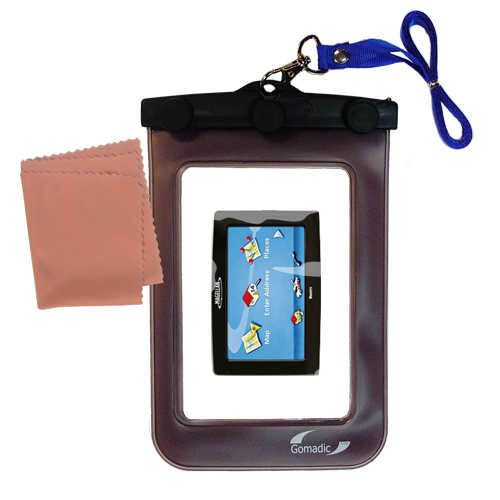 Waterproof Case compatible with the Magellan Maestro 4215 to use underwater