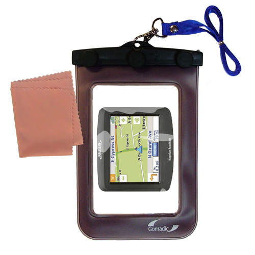 Waterproof Case compatible with the Magellan Roadmate 1212 to use underwater