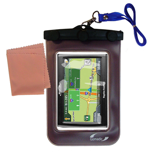 Waterproof Case compatible with the Magellan Roadmate 1470 to use underwater