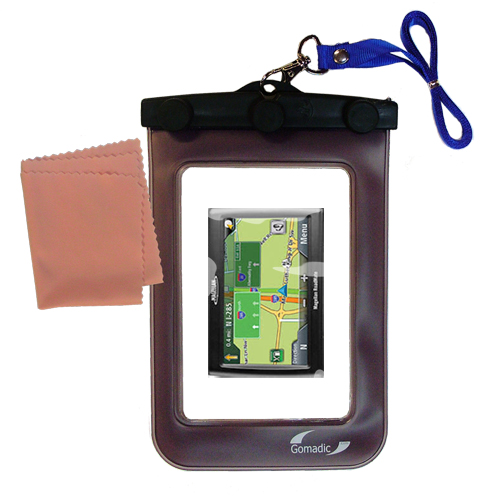 Waterproof Case compatible with the Magellan Roadmate 1475T to use underwater