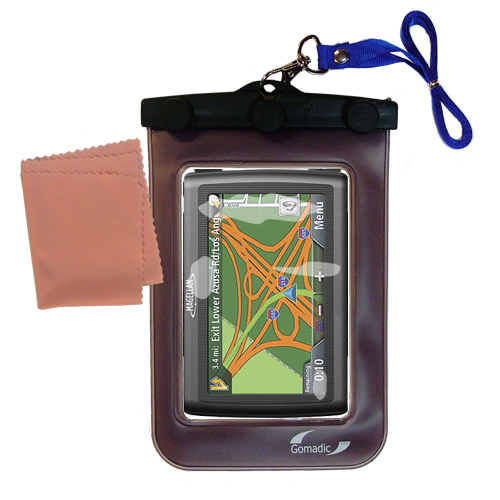 Waterproof Case compatible with the Magellan Roadmate SE4 to use underwater