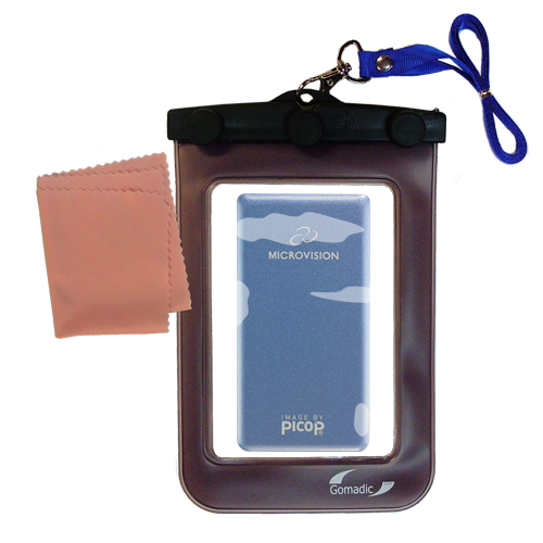 Waterproof Case compatible with the Microvision ShowWX Laser Pico to use underwater