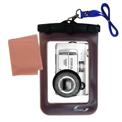 Waterproof Camera Case compatible with the Minolta DiMAGE E223