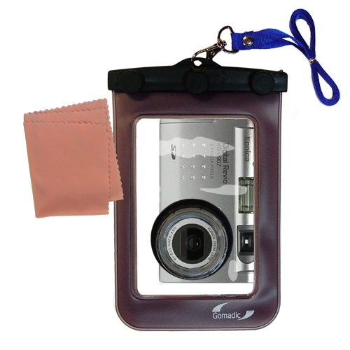 Waterproof Camera Case compatible with the Minolta Revio KD-200Z