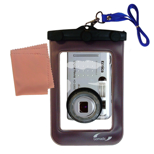 Waterproof Camera Case compatible with the Minolta Revio KD-220Z