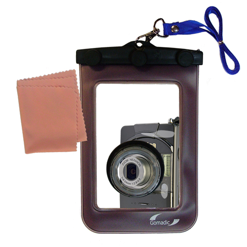Waterproof Camera Case compatible with the Minolta Revio KD-500Z