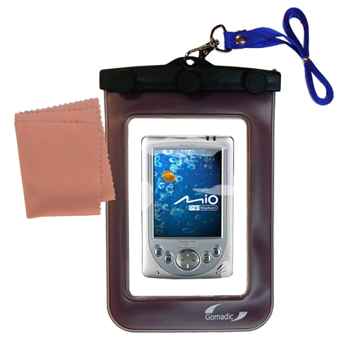 Waterproof Case compatible with the Mio 338 338 Plus to use underwater