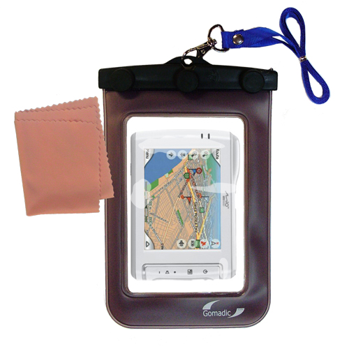 Waterproof Case compatible with the Mio DigiWalker C310x to use underwater