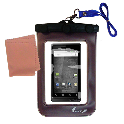 Waterproof Case compatible with the Motorola A855 to use underwater