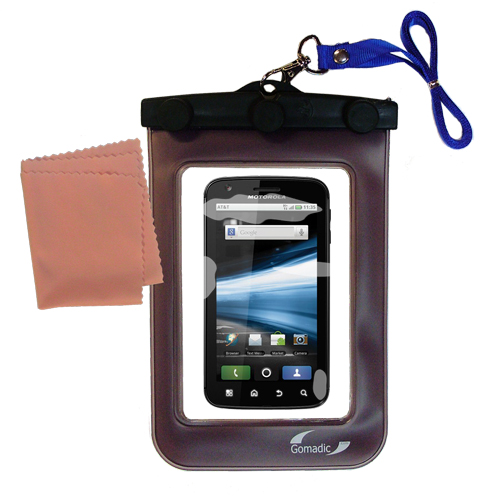 Waterproof Case compatible with the Motorola ATRIX 4G to use underwater